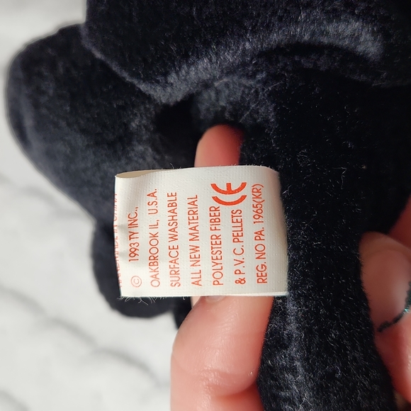 🕸Vintage Ty Beanie Baby Original Daisy The Cow P.V.C. Pellets 1993 - Picture 6 of 11